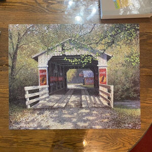 Coca-Cola Springbok Puzzle 1000 Pieces The Covered Bridge